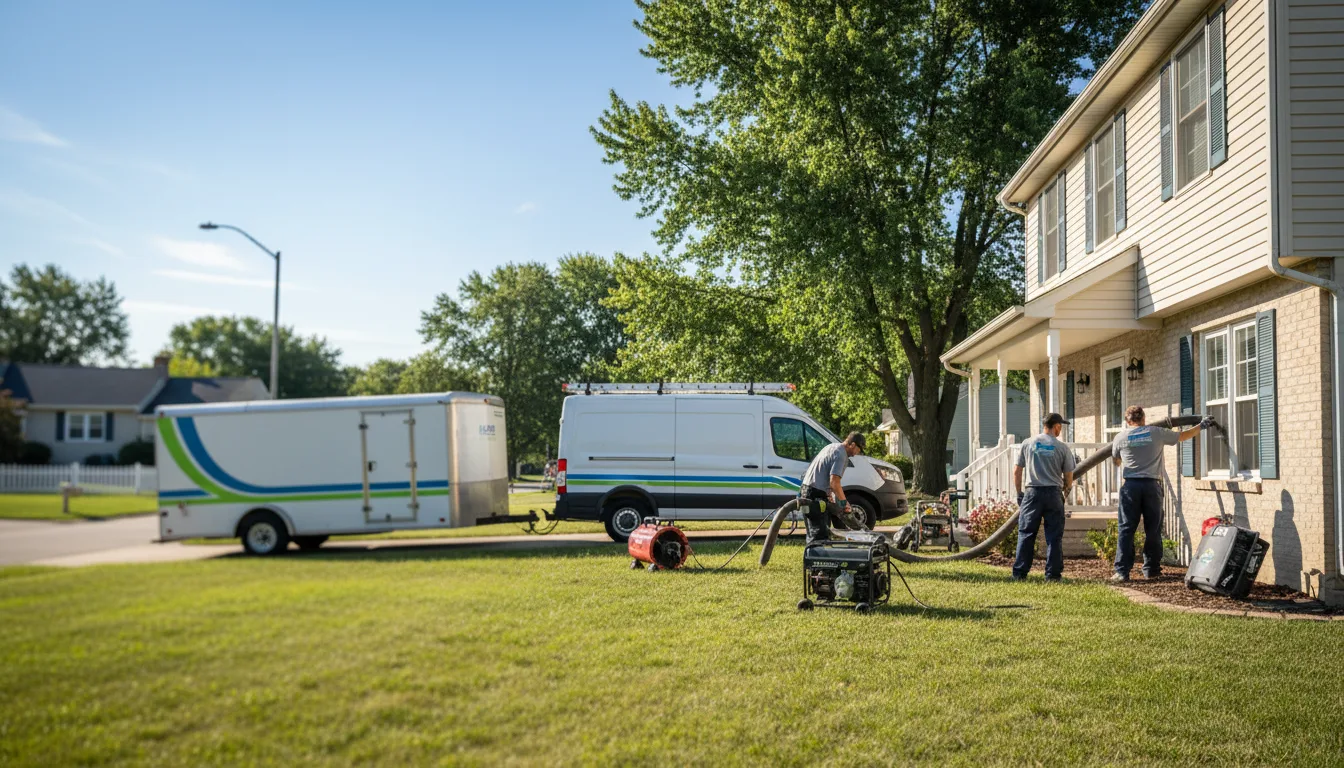 Flooded Basement Restoration And Cleanup With Repair in Sayner, WI near me